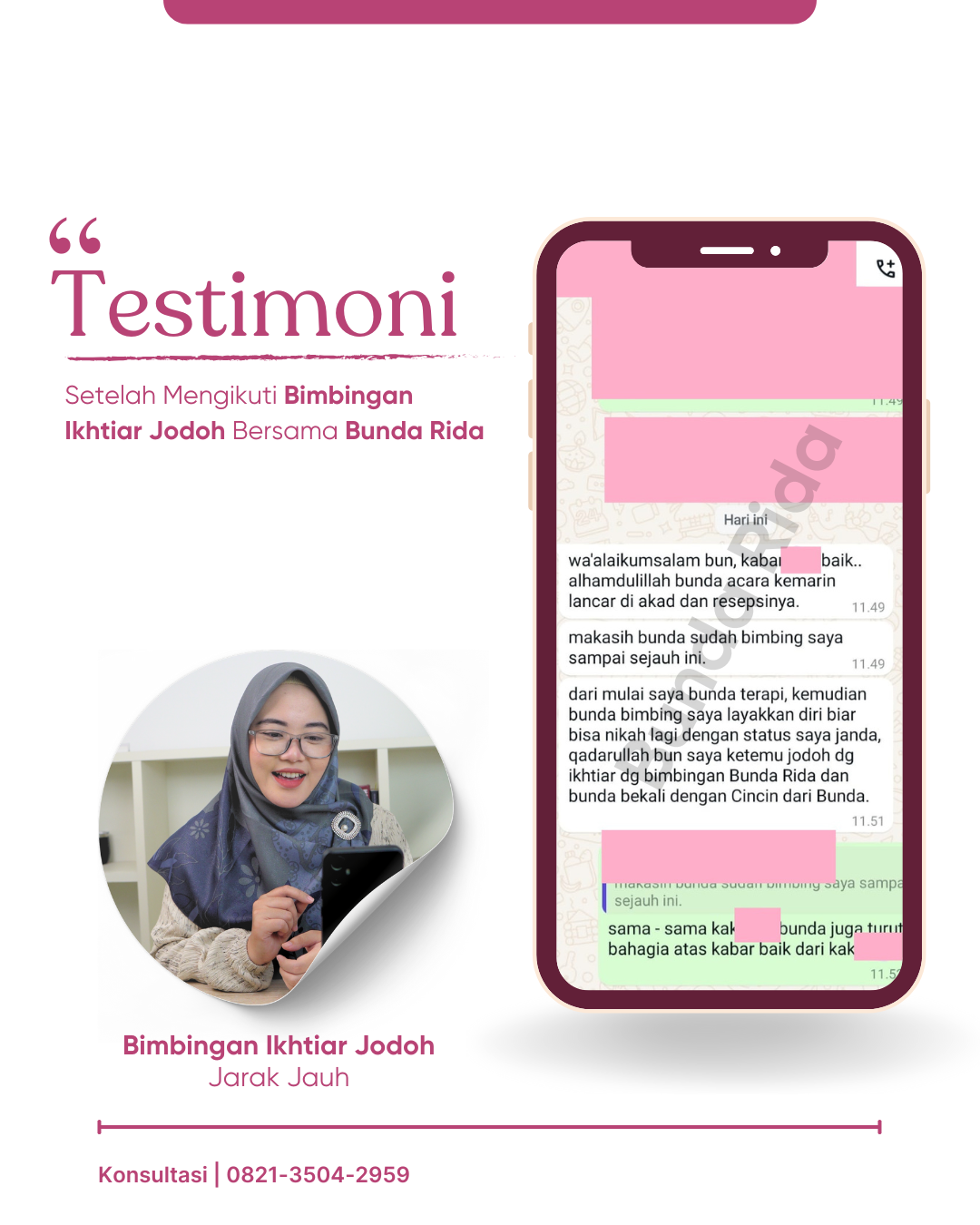 TESTIMONI BUNDA RIDA 15